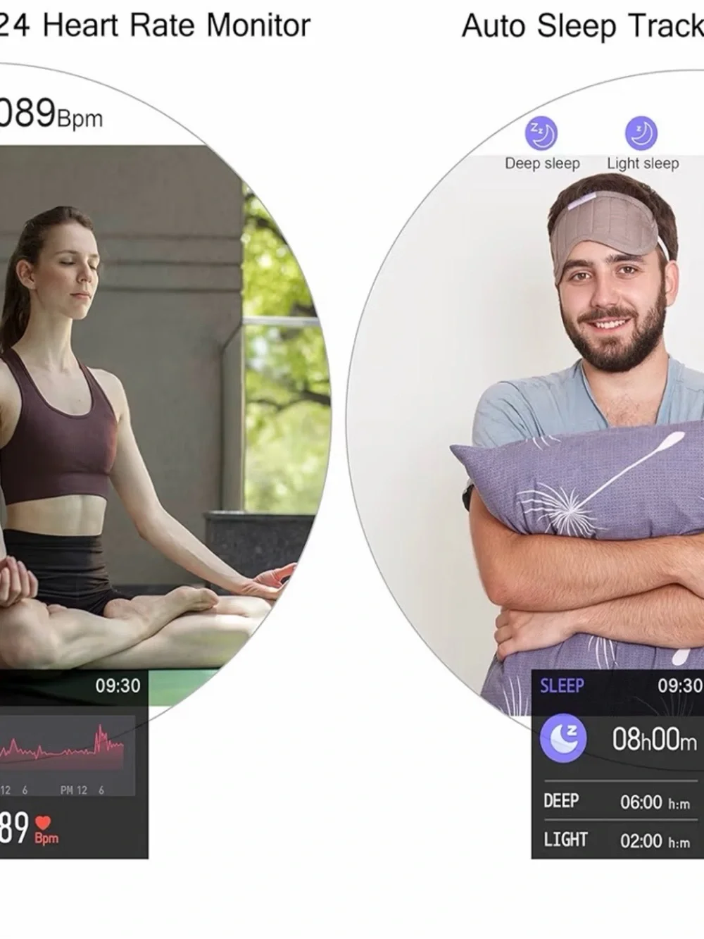 Smartwatch Fitness Tracker Popglory